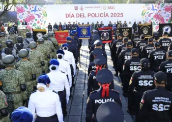 Clara Brugada reconoce labor policial para disminuir incidencia delictiva en la CDMX