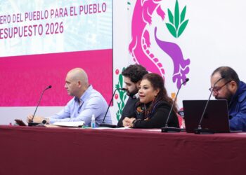 Destaca Brugada presupuesto austero y social de 314 mil mdp en 2026.