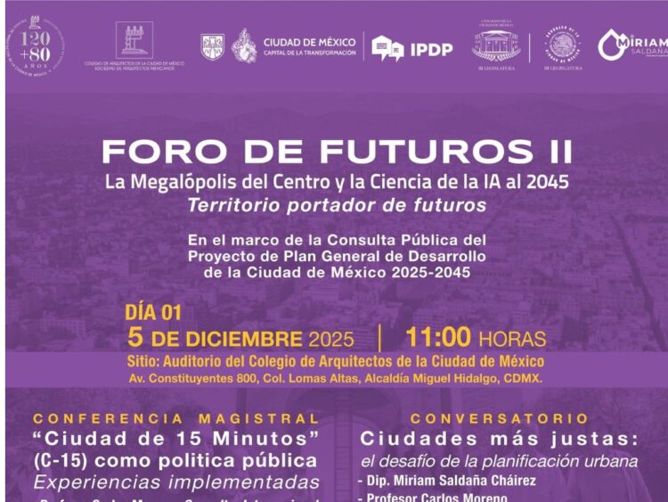 Se analizará el futuro de la Ciudad de México