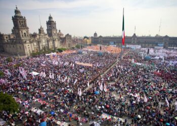 Sheinbaum celebra Zócalo 4T