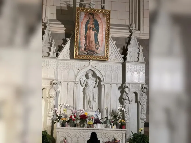 Imagen de la Virgen de Guadalupe. AMEXI Foto Especial