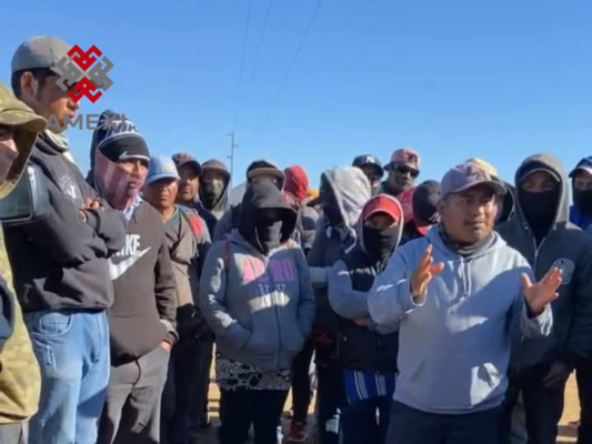 Los jornaleros Agrícolas del rancho Milagros de la Baja S.A de C.V y del rancho Los Olmos, estallaron huelga en los primeros días de enero del 2025