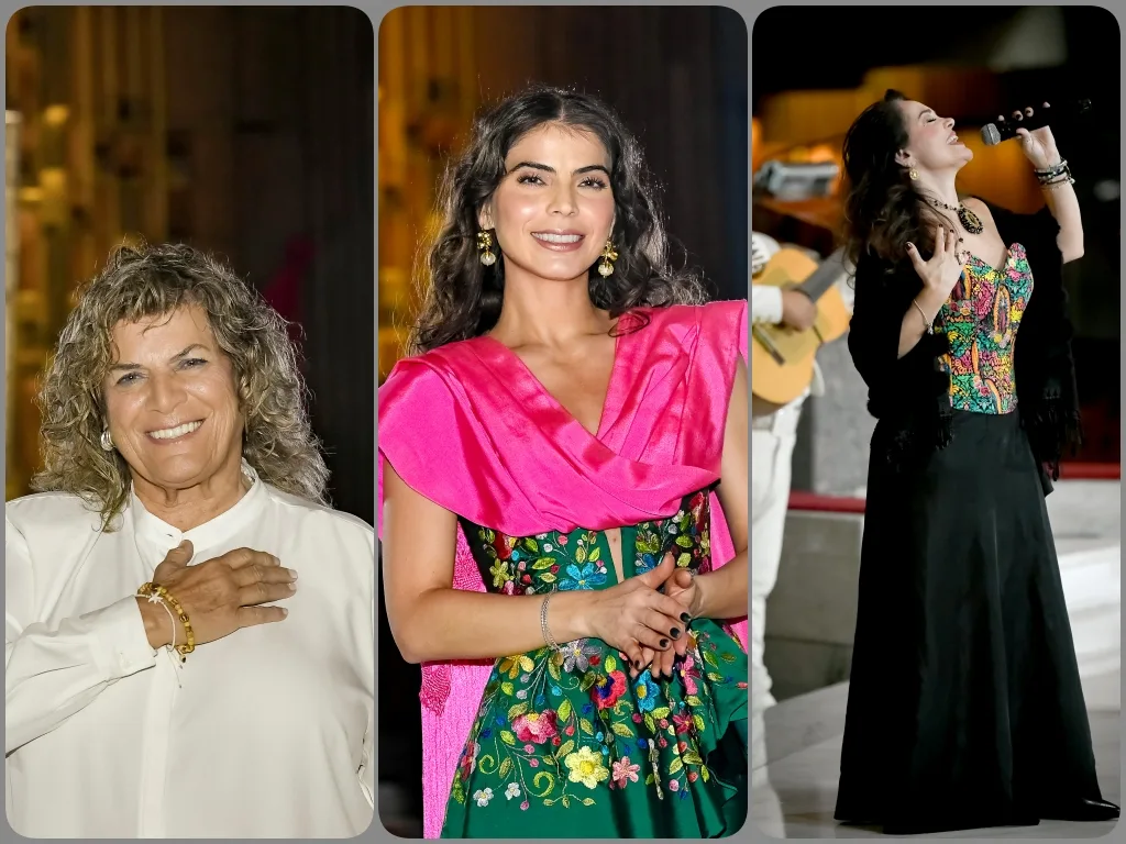 Tatiana, Denisse de Kalafe y Esmeralda Ugalde le cantan a la Virgen de Guadalupe