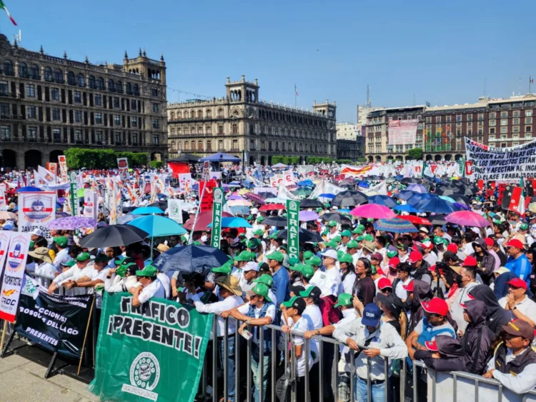 Convocatoria de la Jornada Nacional de Lucha convocada por la UNT, FASU y ENADI para movilización sindical el 29 de enero en México.