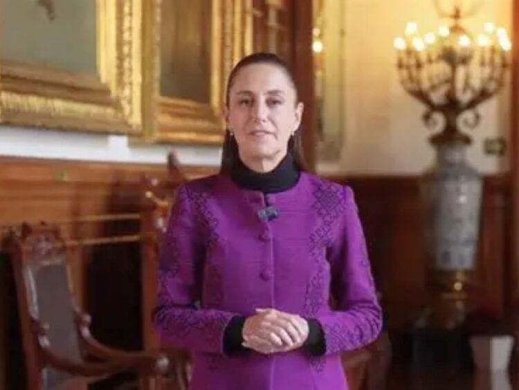 Mensaje de fin de año de Claudia Sheinbaum.