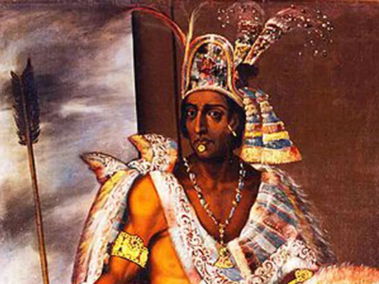 Ilustración del emperador Moctezuma, símbolo de la “venganza de Moctezuma” que afecta a artistas en México.