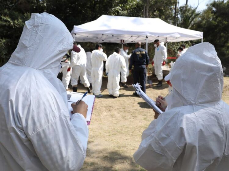 23 individuos recuperados Plan de Recuperaciones Controladas en las fosas comunes del Panteón Civil Dolores. AMEXI Foto cortesía FGJCDMX