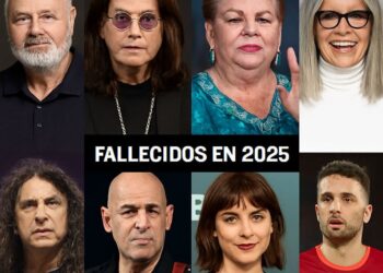 Homenaje con flores y velas dedicado a figuras del cine, la música y el deporte fallecidas en 2025.