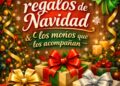 Regalo de Navidad envuelto con papel festivo y moño decorativo que simboliza unión, cariño y generosidad.