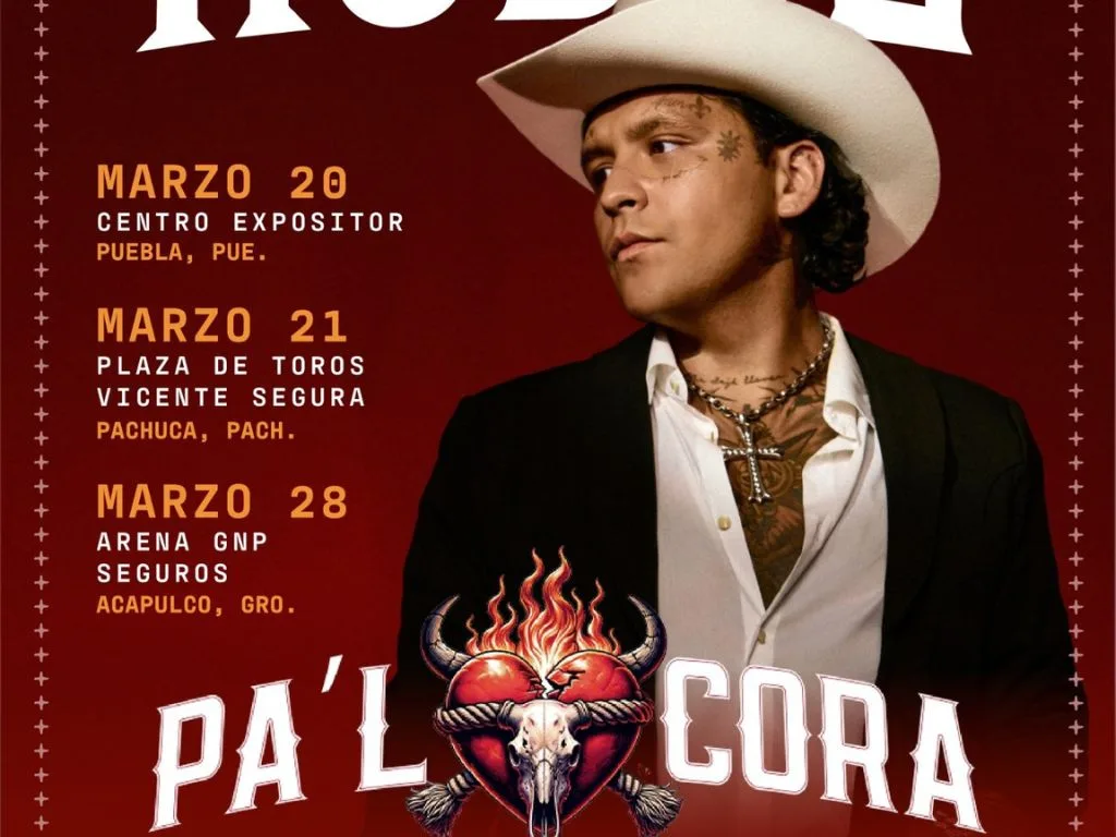 Christian Nodal anuncia el tour “Pa’l Cora” y abre una nueva etapa en su carrera
