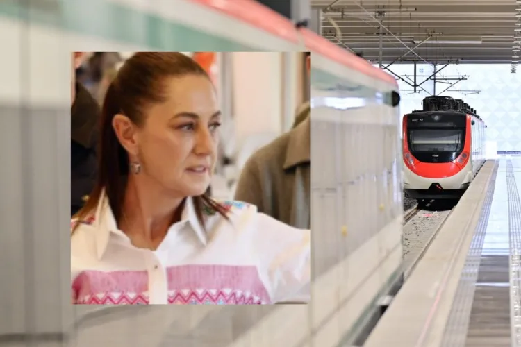Tren Suburbano y la presidenta Claudia Sheinbaum