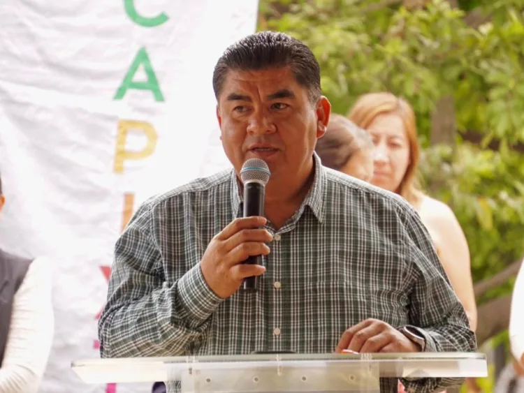 El alcalde Heladio Rafael Sánchez Zavala.