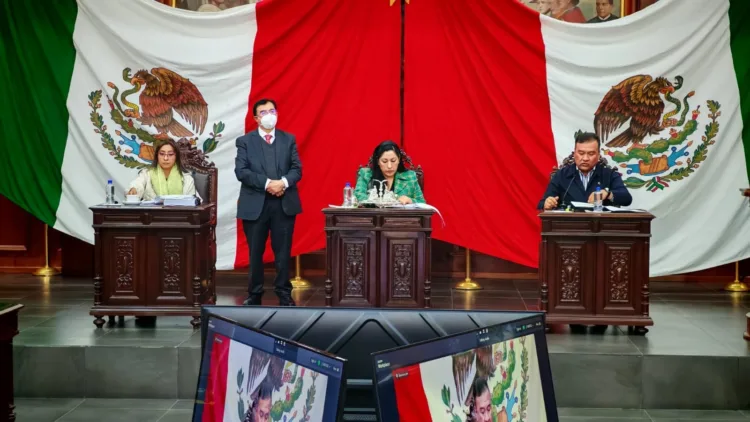 Comisión Permanente del Congreso Edomex recibe paquete de reformas en materia de seguridad