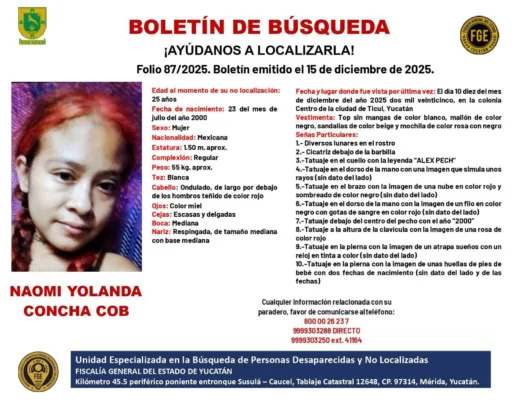 Detienen a veracruzano como presunto responsable de feminicidio de joven yucateca