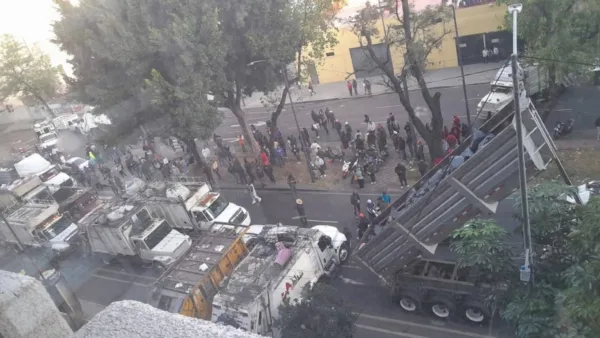 trabajadores de limpia