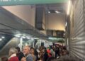 Usuarios reportan fuertes Retrasos en Bellas Artes Línea 8 del Metro CDMX AMEXI / FOT: RR SS