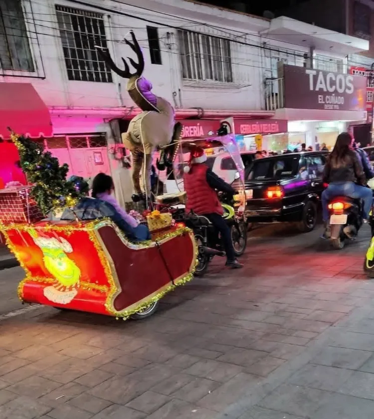 mototaxi navideño