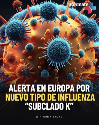 Nueva variante del virus de influenza H3N2