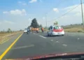 peregrinos autopista Peñón Texcoco
