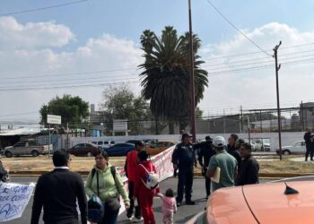 Bloque en la México-Texcoco