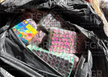 Aseguran más de 5 toneladas de pirotécnia en carretera de Coahuila