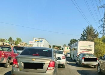 Choque en la México-Querétaro km 56