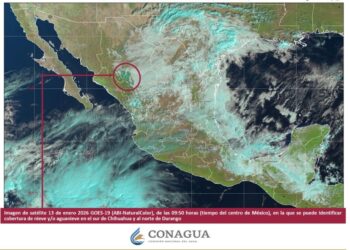 Clima en México para el miércoles 14 de enero. AMEXI