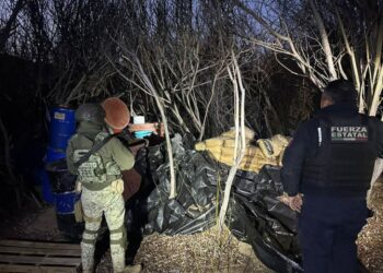 Descubren presunto laboratorio clandestino de droga en Ensenada