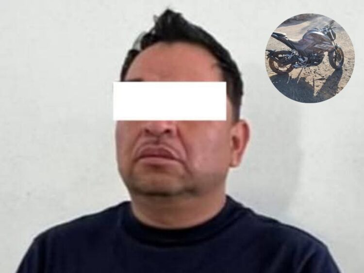 Detienen a presunto influencer por robo de motocicleta