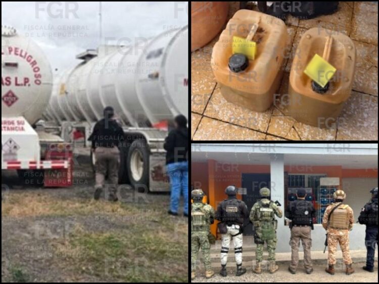 FGR asegura más de 50 mil litros de combustible ilegal en Veracruz