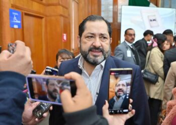 Francisco Vázquez Rodríguez, presidente de la Junta de Coordinación Política del Congreso del Estado de México., presenta la agenda legislativa de Morena en el Edomex.