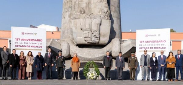 "Forjado por su gente": Hidalgo celebra su 157 aniversario como estado