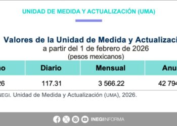 UMA 2026: Nuevo valor será de 117.31 pesos; impacta multas, impuestos, créditos…