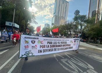 Marcha del 29 de enero exige soberanía, diálogo social y derechos laborales