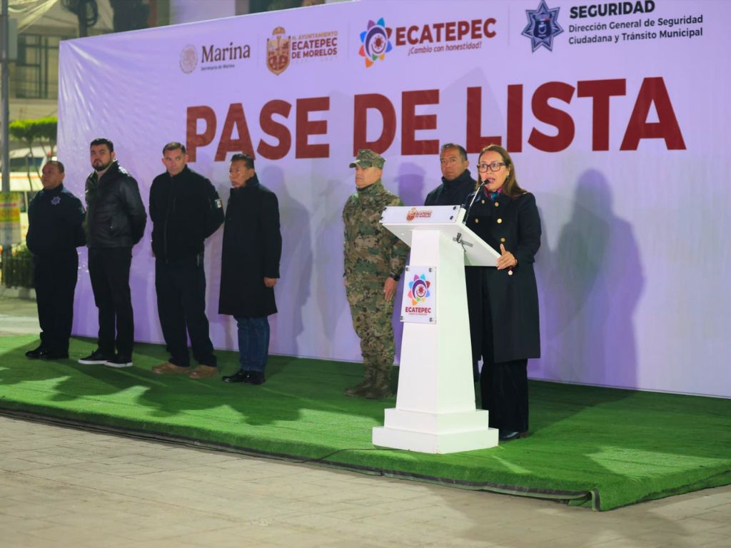 Anuncian la llegada de la Marina a Ecatepec para mantener la reducción de delitos de alto impacto. 