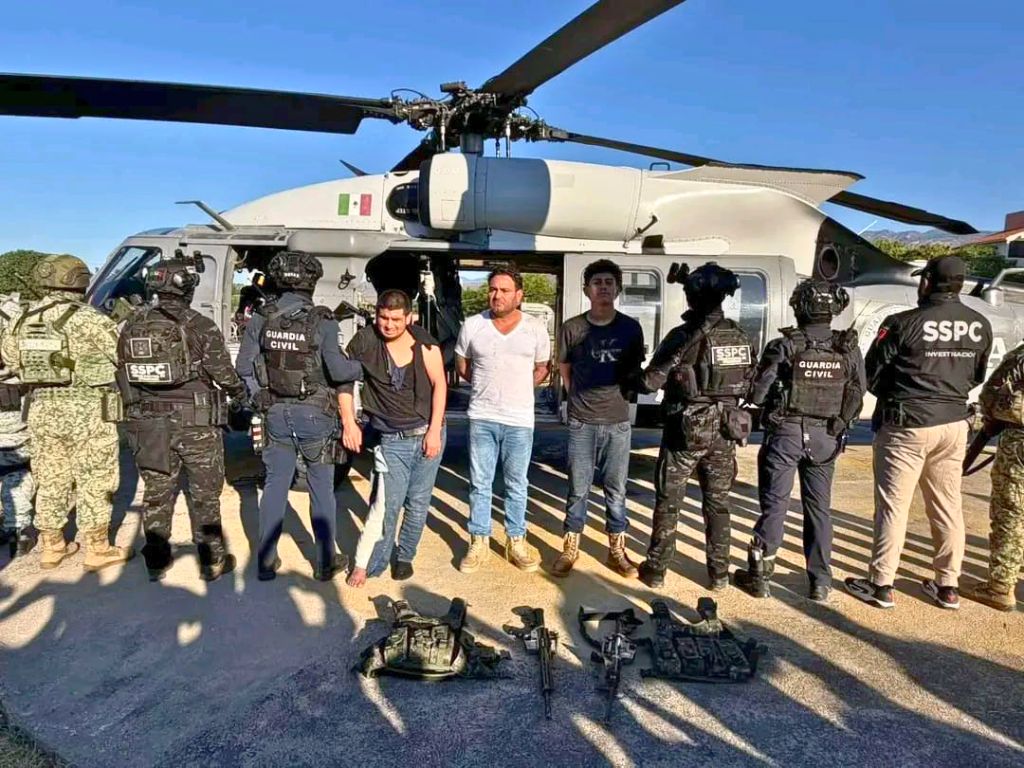 La detención de 'El Bótox' y sus cómplices. AMEXI 