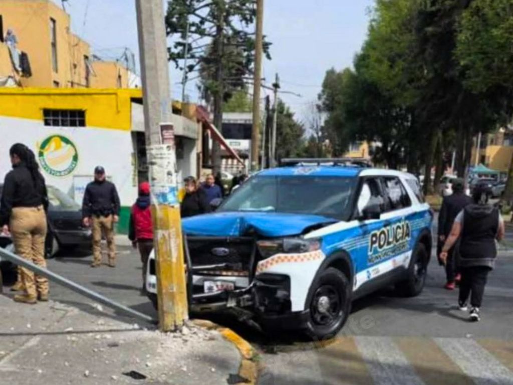 La persecución terminó con un fuerte choque. E Breves de los Estados