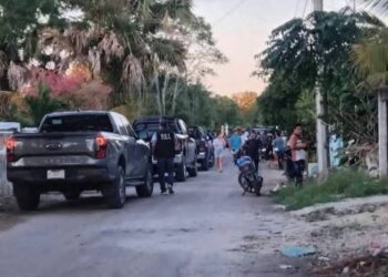 Operativo para detener a los presuntos responsables del triple homicidio en Dzilam González.
