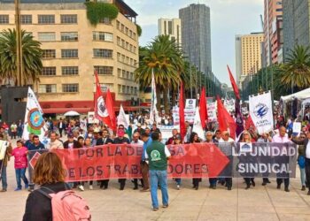 Organizaciones sindicales y sociales saldrán a la movilización el 29 de enero en más de 90 ciudades del país. AMEXI Foto RRSS