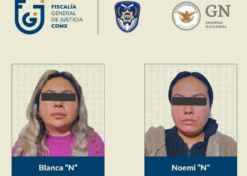 Presuntas integrantes del Cártel Nuevo Imperio. AMEXI Foto