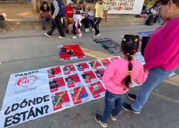 Protestan colectivos de búsqueda en Oaxaca