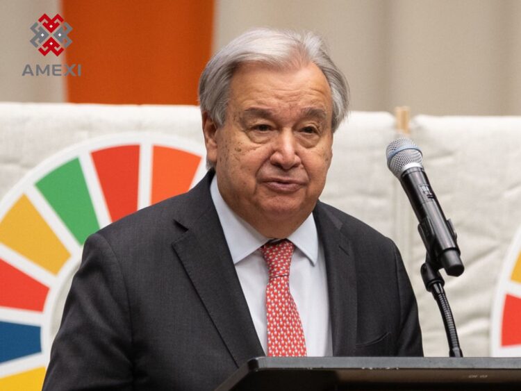 El secretario general de la ONU habla sobre la intervención militar de EU a Venezuela.