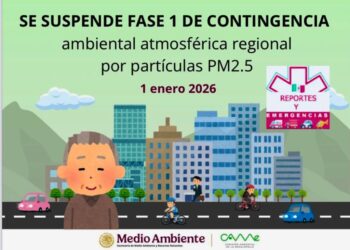 Suspensión de contingencia ambiental en Edomex