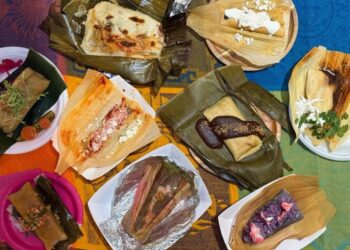 Variedad de tamales tradicionales, veganos y gourmet que se ofrecerán en el Encuentro de Sabores Tamaleros 2026 en Los Pinos.