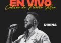 Pedro Capó canta “Divina” en vivo en el Coliseo de Puerto Rico, acompañado por su banda y el público durante su concierto de 2025.