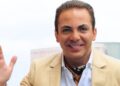 Cristian Castro canta en el escenario del Auditorio Nacional durante un concierto ante miles de seguidores
