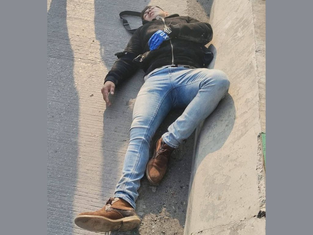 Víctima de accidente en el puente de la avenida Chimalhuacán