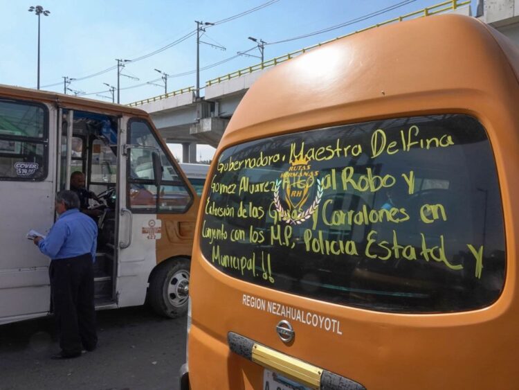 bloqueo de transportistas Edomex