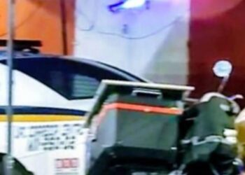 Operativo de la policía SSC en la calle José Joaquín Herrera tras balacera en zona de venta de juguetes en el Centro Histórico de la CDMX.