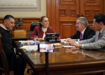 La presidenta de México, Claudia Sheinbaum, y el presidente de Estados Unidos, Donald Trump, en diálogo diplomático.